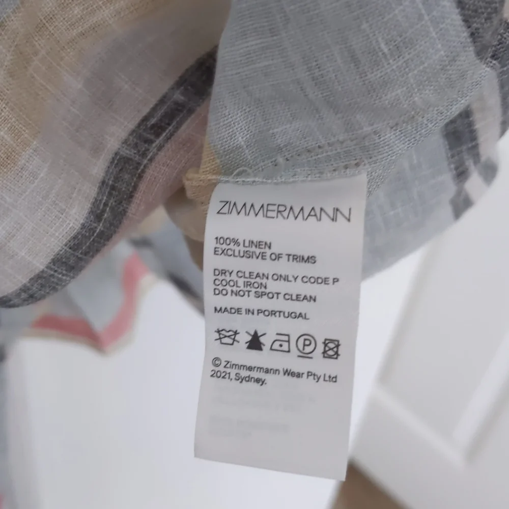 ZIMMERMANN striped linen minidress with pockets - Picture 9 of 14